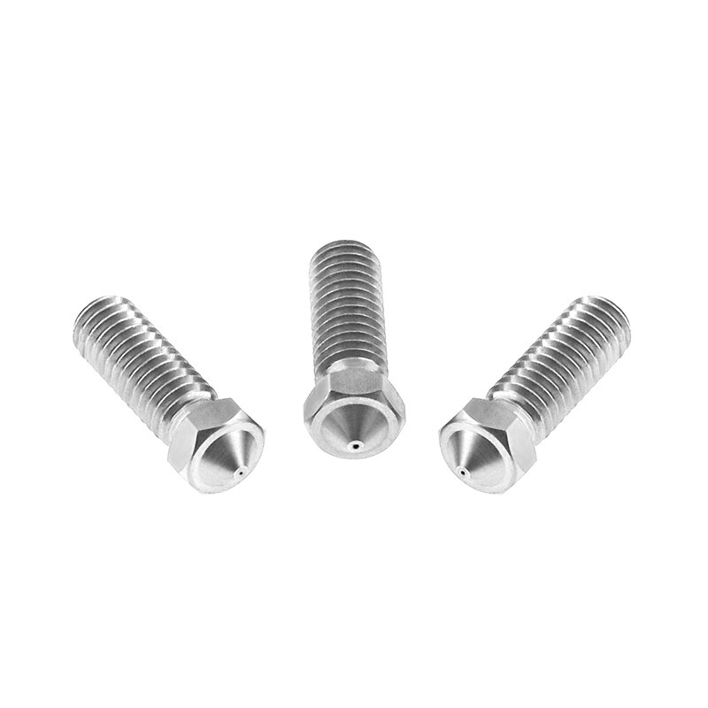 Alle metall edelstahl Vulkan Düse 0,4mm/0,6mm/0,8mm/1,0mm/1,75mm 3mm Verlängern Krater hotend Für 3D Drucker PLA/ABS