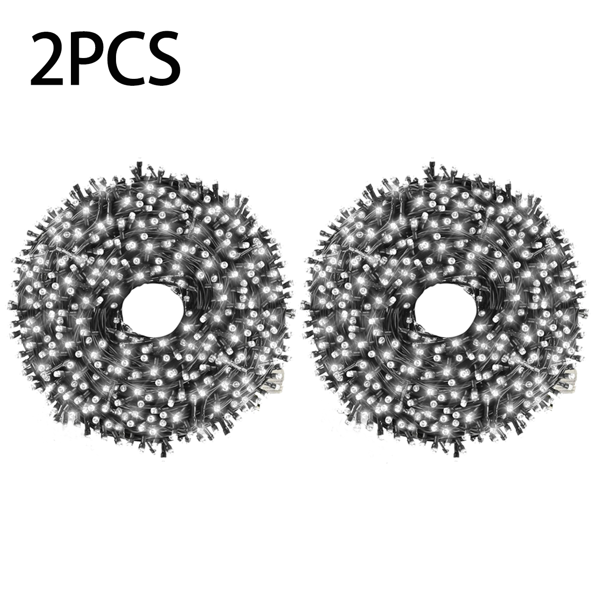 1/2/3 Uds. Guirnalda de luces LED 10M/20M/30M adorno de Hada de árbol de Navidad para exteriores 220V enchufe europeo/110V enchufe estadounidense, lámpara de decoración de CW/WW/RGB