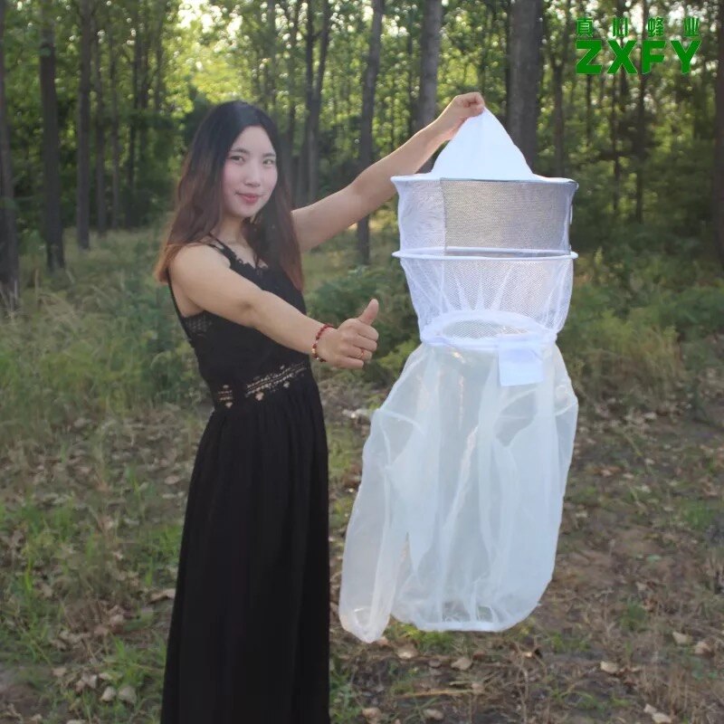 Beekeeping Clothes Storage Pocket Anti-bee Clothing Siamesed Head Mask of Upper Outer Garment for Anti bee suit