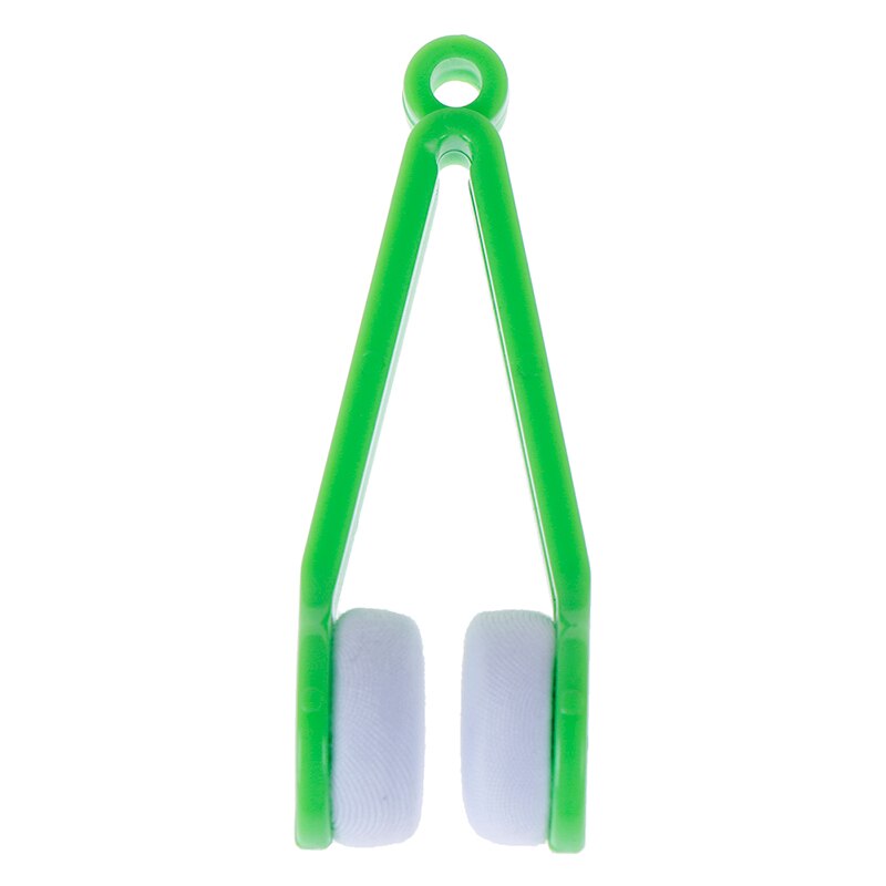 Neue 1pc Sonne Glas-brille Pinsel Reinigung Werkzeug Mikrofaser Brille Reiniger Pinsel Reinigung Werkzeug: Grün