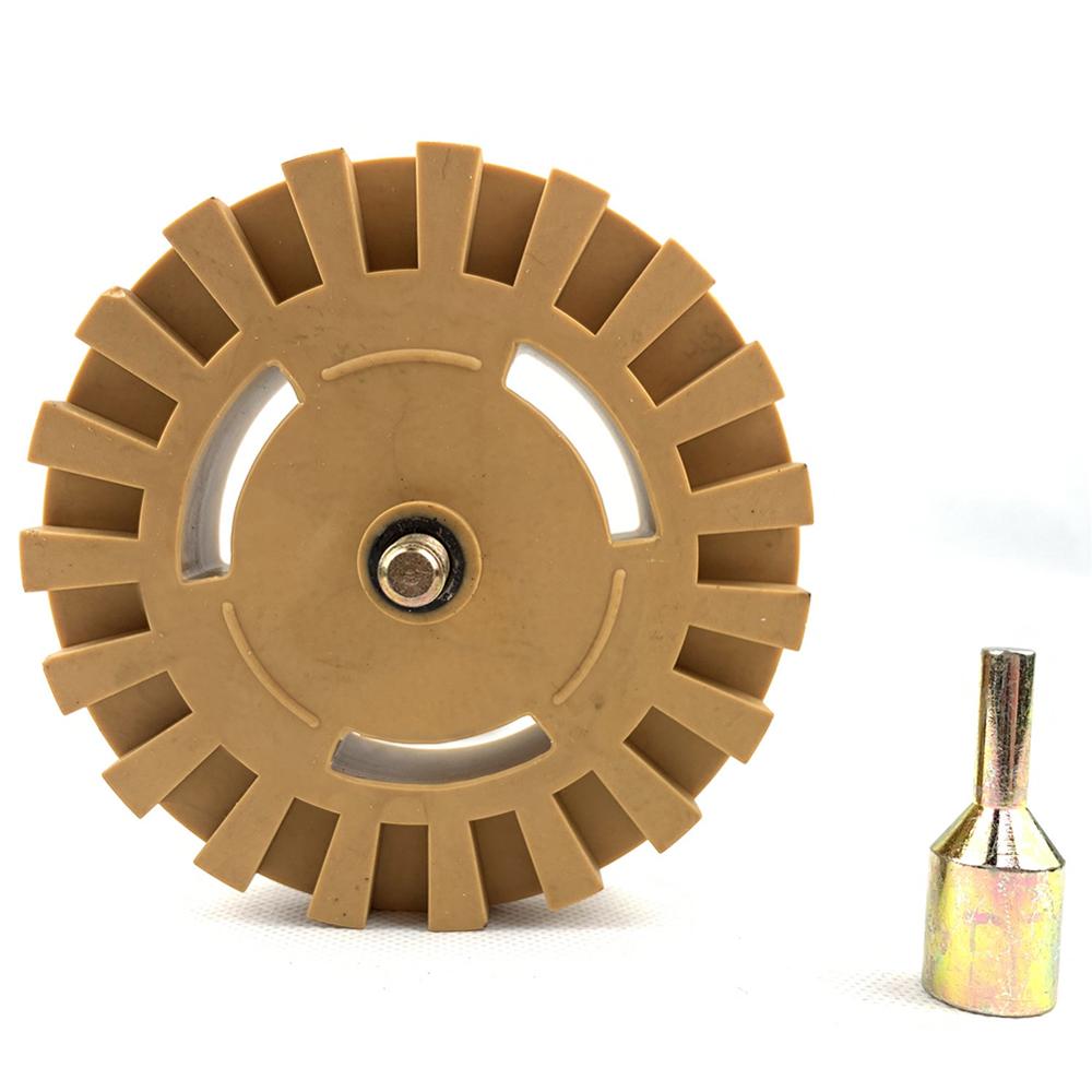 4 inch rubberen gumwiel voor het verwijderen van autolijm, stickers, strepen, grafische autoreparatie en verfgereedschap