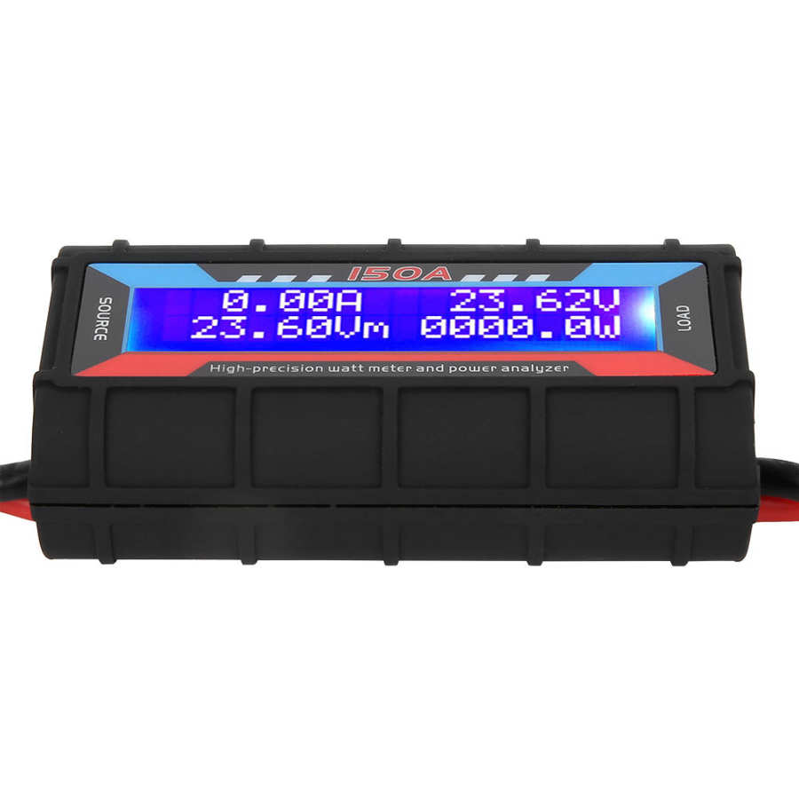 watt måler brikke makt analyzer lcd digital tester volt amp til rc modellfly