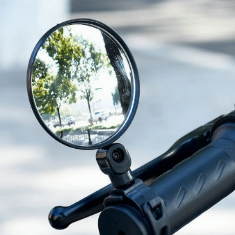 Universele fiets- en motorachteruitkijkspiegel met 360 draaipunten, verstelbaar rond en ovaal, geschikt voor racefietsen en andere accessoires.
