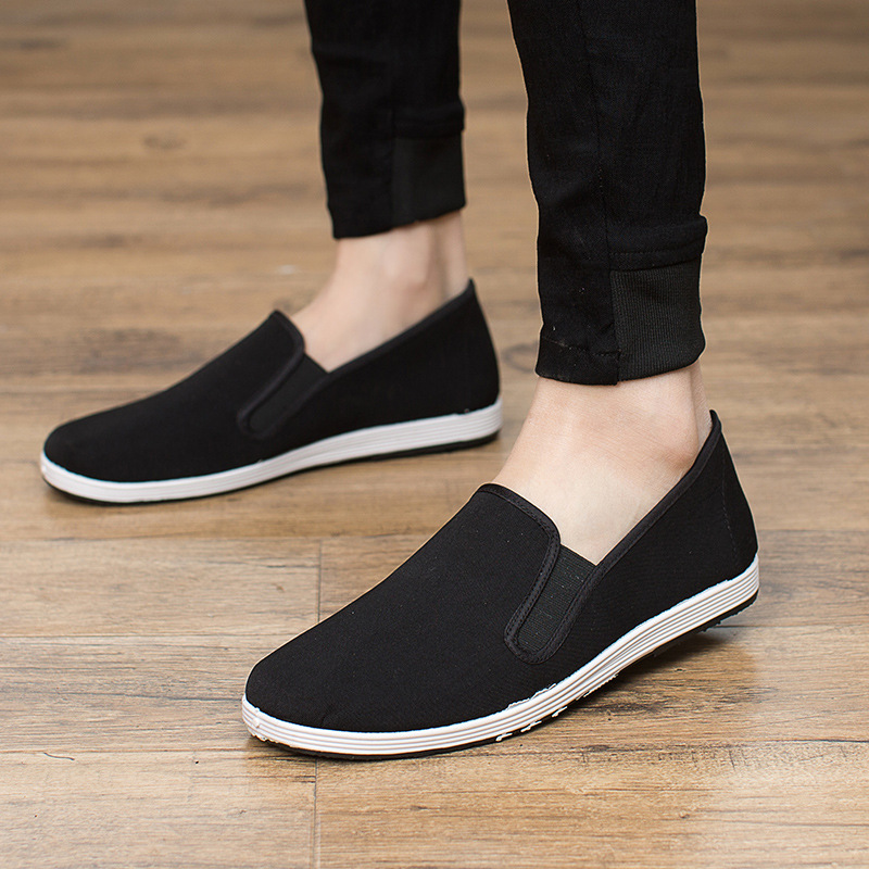 Kinesiska kungfu skor svarta traditionella kinesiska kung fu skor tai chi wushu skor gamla peking skor bruce lee kampsport sneakers