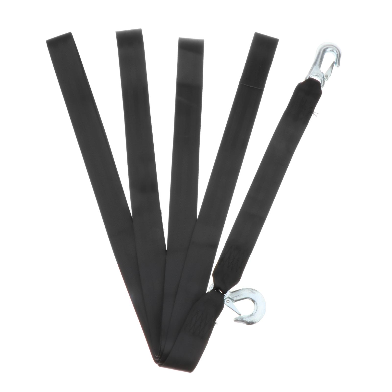 20 Foot Boat Trailer Winch Strap Two Hooks 1333 Lbs Capacity Attachment