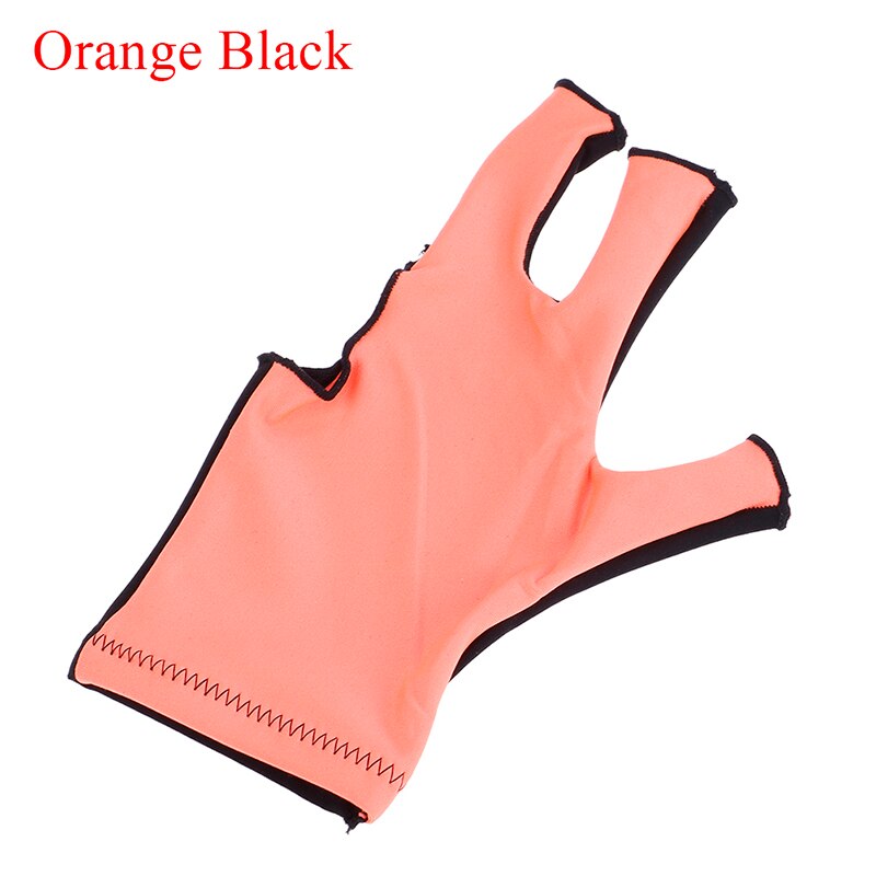 1pc trois doigts doigt complet billard billard billard gant pour main gauche Lycra tissus couleur Pure billard accessoire: 7