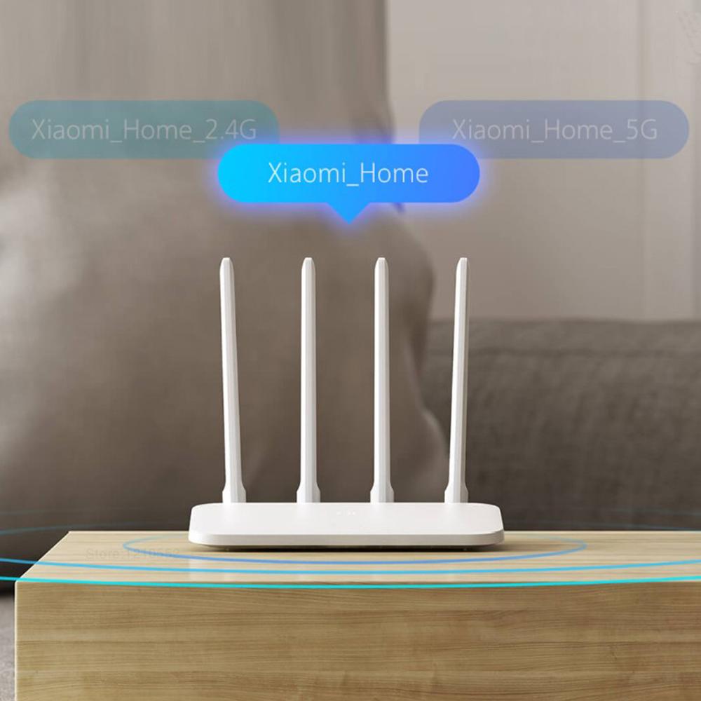 Globale Verion Xiaomi Router 4A Gigabit Auflage 1000M 2,4 GHz 5GHz WiFi DDR3 128MB Wifi Router WiFi Verlängerung 4 Antenne APP Kontrolle