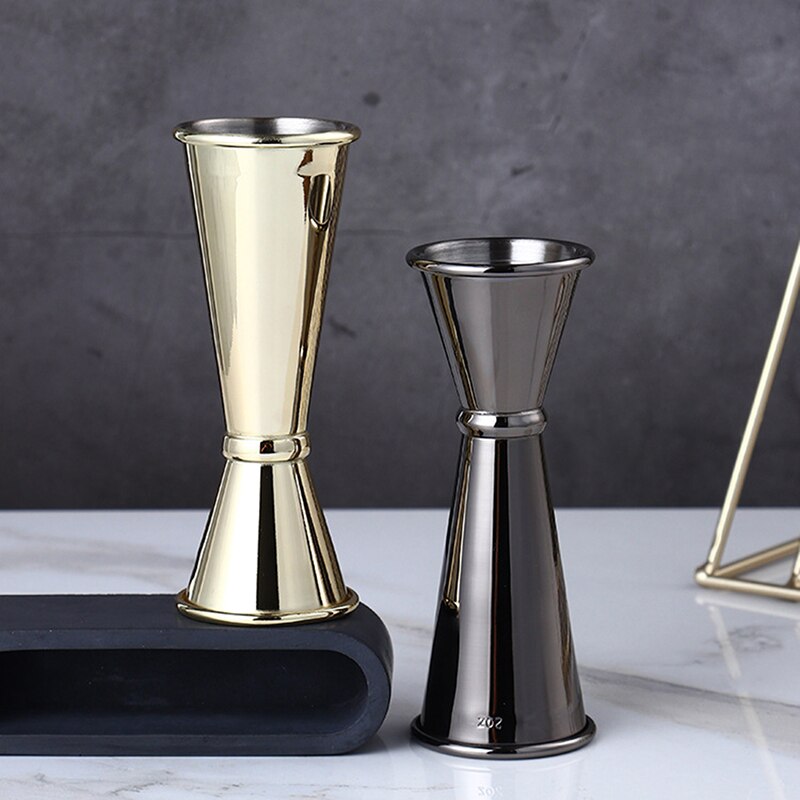 Cocktail Bar Measuring Cup Tools Stainless Steel Double Spirit Bartender Measuring Cup Jigger Japanese Drink Mixer Tool