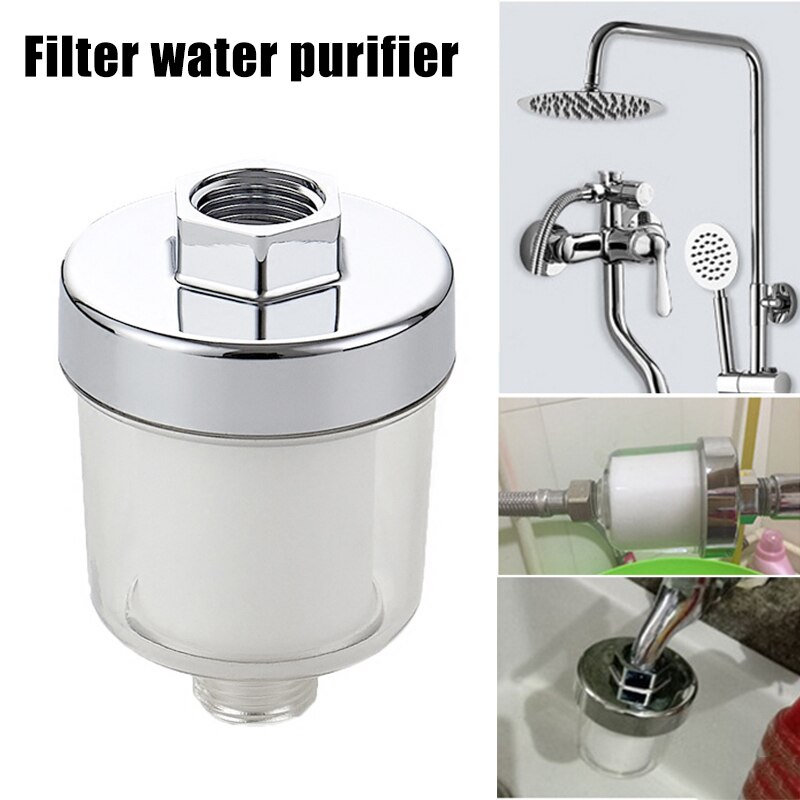 Vandrenser filterhane universal til køkken badeværelse brusebad husholdningsfilter pp bomuld høj densitet praktisk