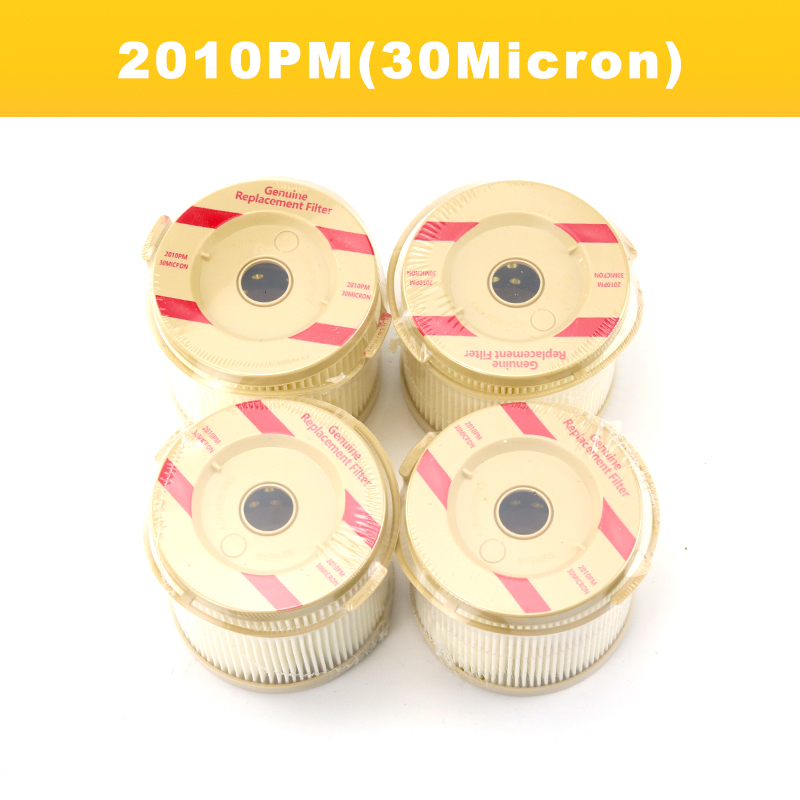6Pcs Filter Element 2010SM 2010TM 2010PM For RACOR 500FG/FH Diesel Engine Fuel Water Separator Replacement 2 10 30 Micron: 2010PM