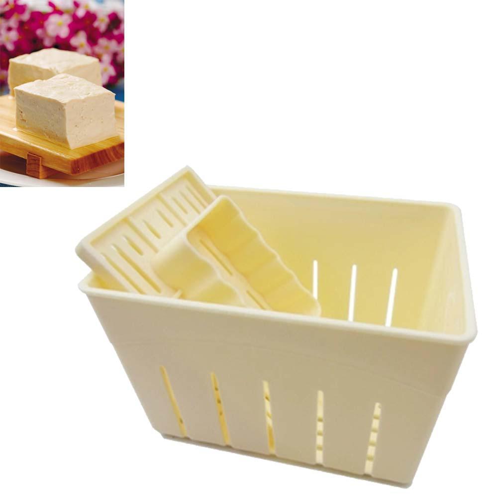 DIY Tofu prensa casera Tofu máquina de Tofu prensado Kit de moldes de queso moldes de tela de queso herramienta de cocina molde para Tofu