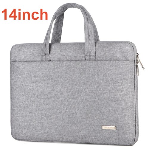 Torba na laptopa kobiety teczki mężczyźni torebki Notebook futerał do przenoszenia dla 11 13 14 15.6 cal komputer torba: gray14