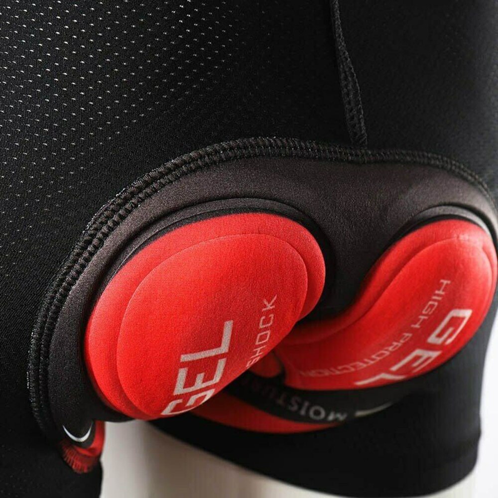Short de cyclisme rembourré 5D pour hommes, 100% Lycra résistant aux chocs, pour vtt, vélo de route