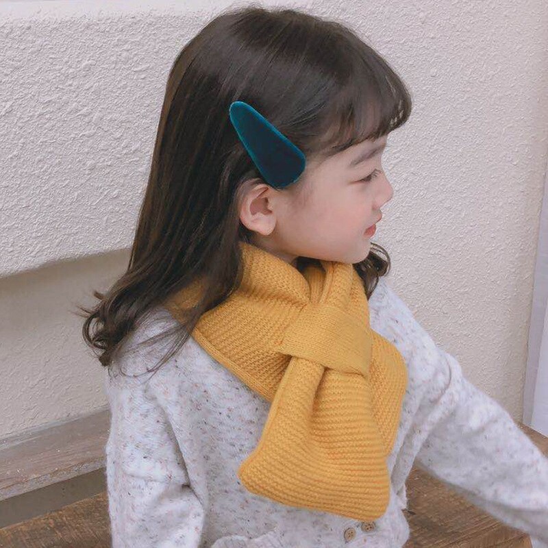 Maat 72*10cm herfst winter monochrome kindersjaal babymeisje jongen gebreide sjaal veelzijdige vrijetijds warme kinderhalssjaal