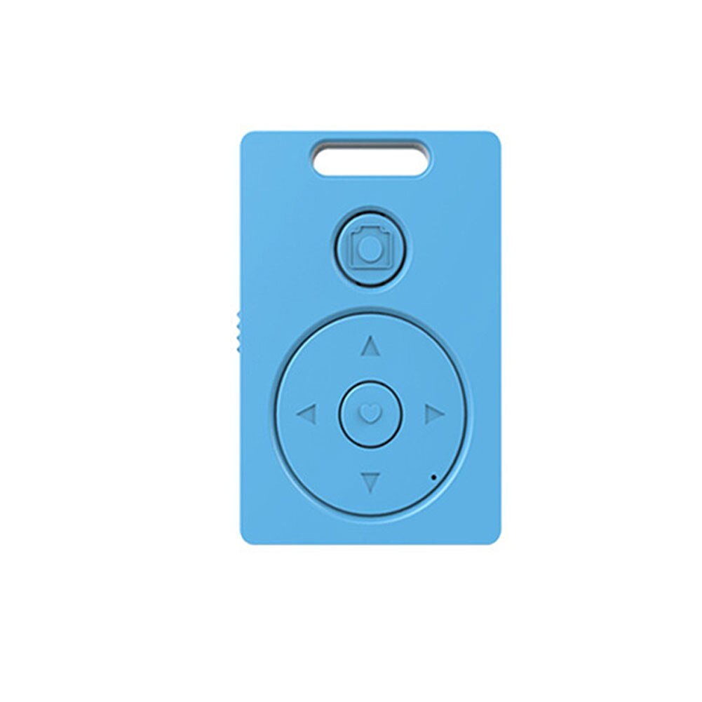 Universal Bluetooth Wireless Remote Control Camera Shutter Selfie Recording Multimedia Video Camera Release for iphone Android: Blue