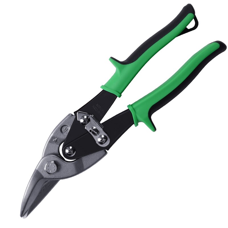 Aviation Scissor Tin Snips Metal Snip Iron Plate Cut Shear Industrial Work Metalworking Iron Cutter Hand Tool: RAT-20R right