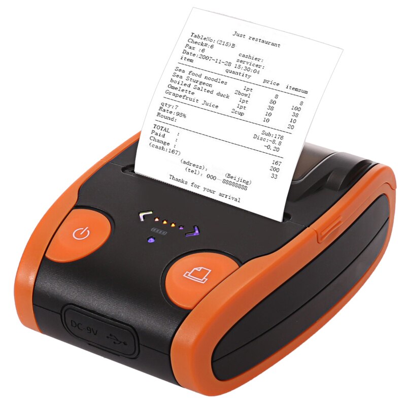 USB Port POS Label Barcode Sticker Printer QS5806