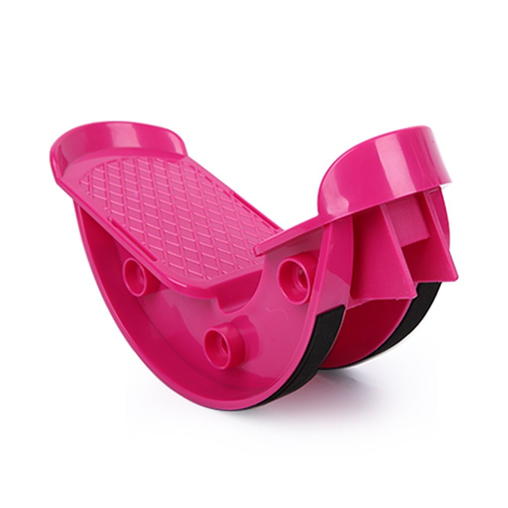 Sport massage pedal fot rocker kalv fotled stretchbräda för achilles tendinit muskel stretch fot bår yoga fitness #c: Rosa