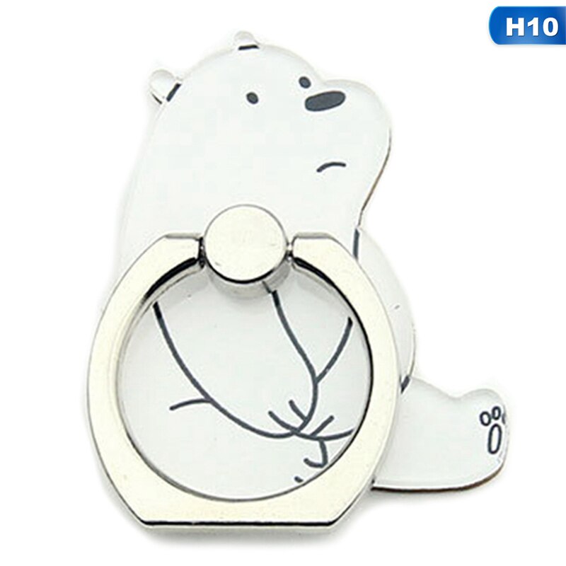 Handy Ständer Halter Cartoon Schönheit Dame Finger Ring Smartphone Niedlichen Tier Bär Panda Halter Stehen: 10