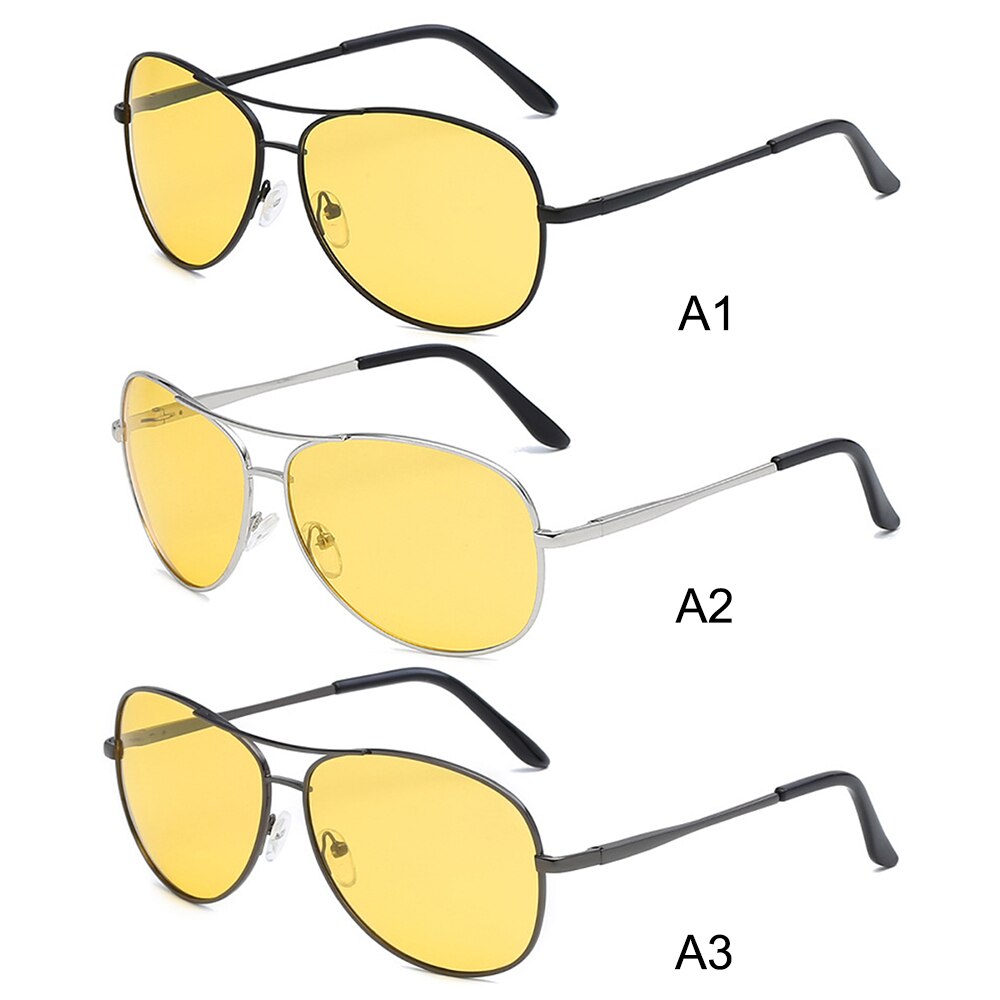 UV400 Polarisierte licht Nacht Gläser Fahren Gelb Sonnenbrille Klassische Anti Fahrer Sicherheit Polarisierte Gläser