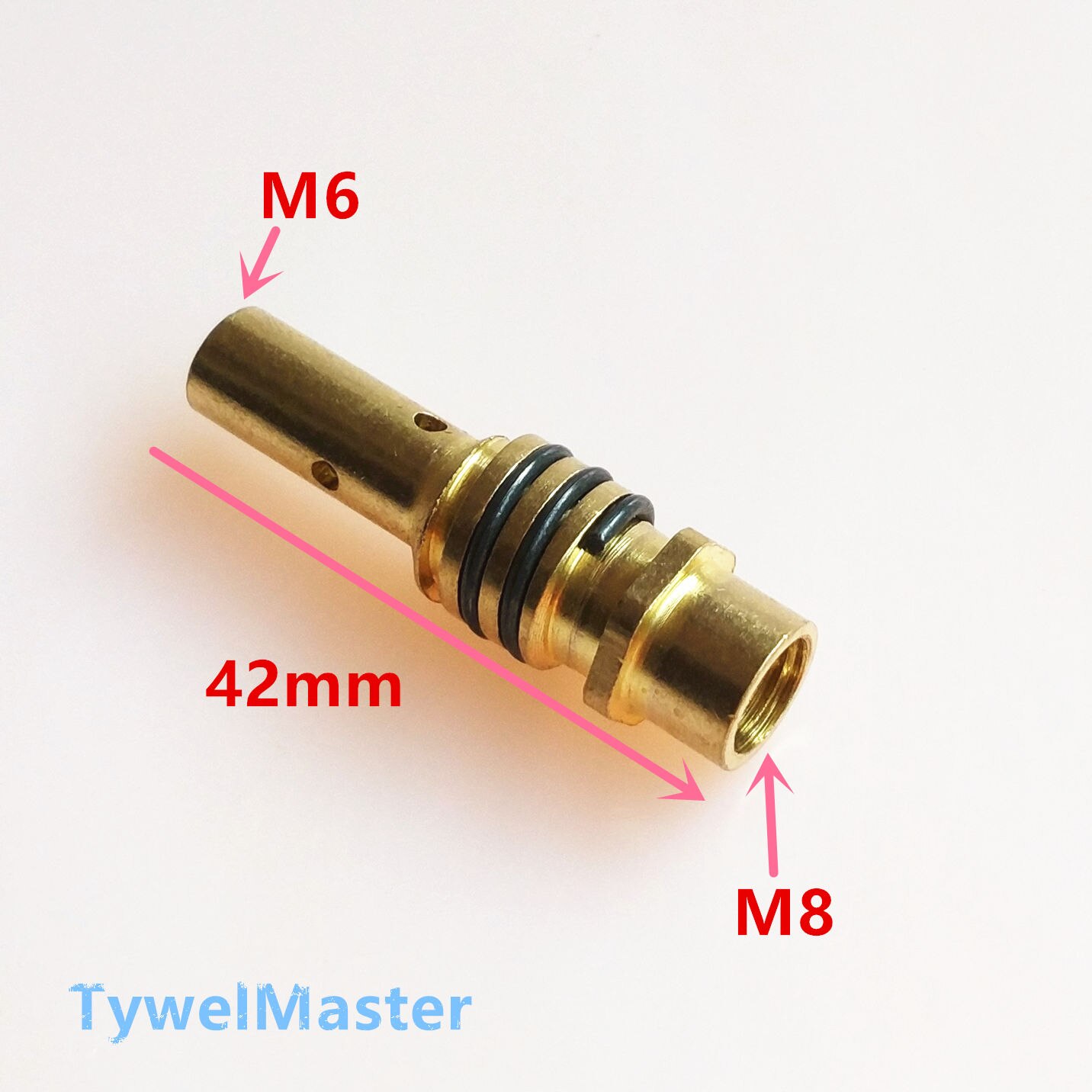 15AK Torch Consumables 5pcs Contact Tip Holder 1pcs Swan Neck Gas Nozzle Holder with Nozzle Spring for MIG Welding Torch