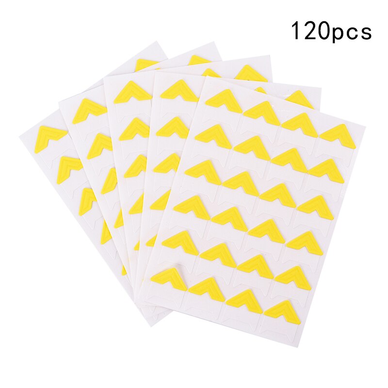 120pcs Self-Adhesive Photo Frame Corner Sticker Craft Scrapbook Album Sweet: 2