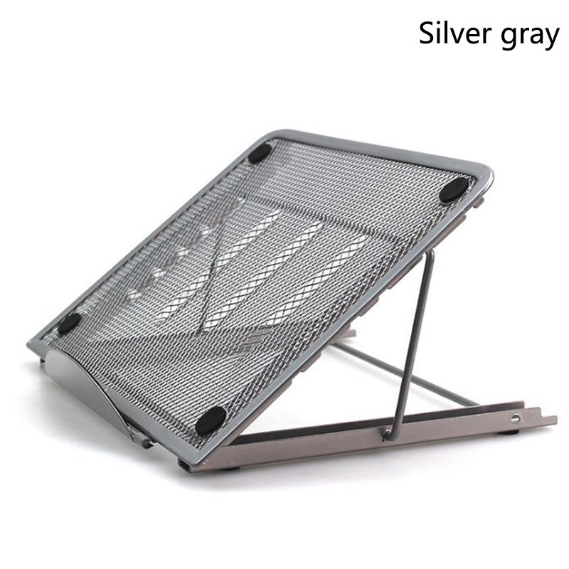 Laptop Stand for MacBook Pro Notebook Stand Foldable Aluminium Alloy Tablet Stand Bracket Laptop Holder for Notebook: Gray