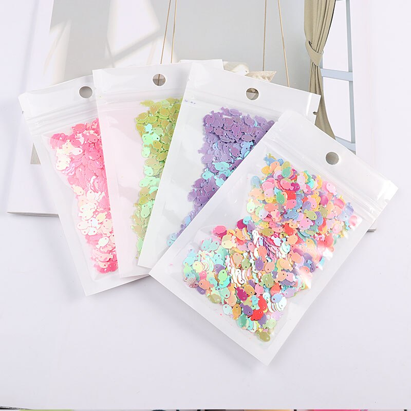 10g/bag 5*7mm Colorful Fish Sequins DIY Slime Material Sequins Fittings for Needlework Craft Costume Jewelery 720pcs
