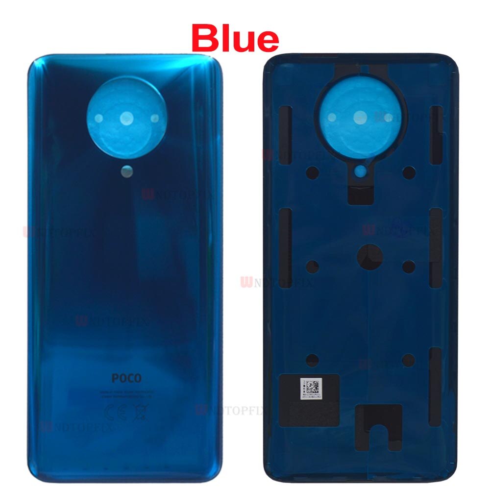 Voor Xiaomi Poco F2 Pro Batterij Cover Back Glass Rear Deur Behuizing Case Poco F2 Pro Terug Panel F2Pro Batterij cover Met Lijm