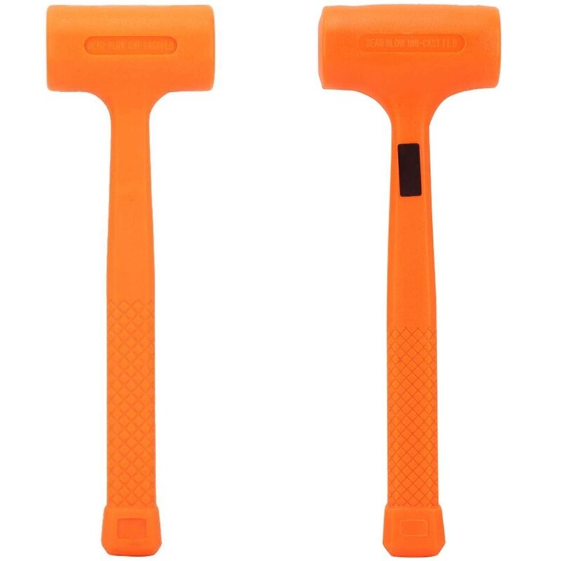 0.5/1LB Non-elastic Rubber Hammer Rubber Soft Face Blow Hammer Installing Tool