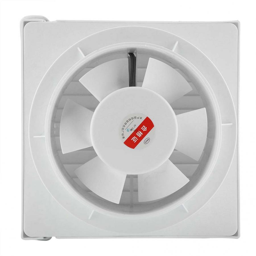 2800r/min Exhaust Fan 15W 220V Wall Mounted Exhaust Fan Low Noise Home Bathroom Kitchen Garage Air Vent Ventilation Household