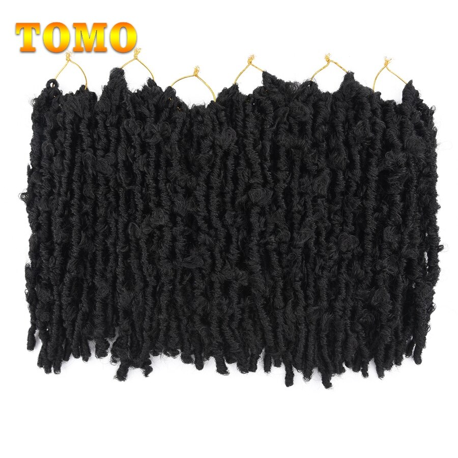 Tomo-extensiones de pelo postizo de 12 pulgadas para mujer, postizo de pelo de ganchillo, suave y Natural de imitación postizo, 12 hebras por pieza