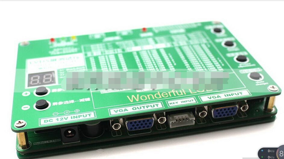 De 5e Generatie Laptop TV/LCD/LED Test Tool Lcd-scherm Tester Ondersteuning 7-55 "w/LVDS Interface Kabels & Inverter