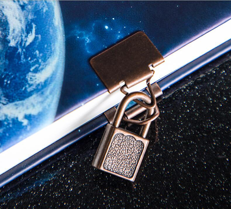 A5 Space Planet Notebook with lock 365 Days Notebook Notepad