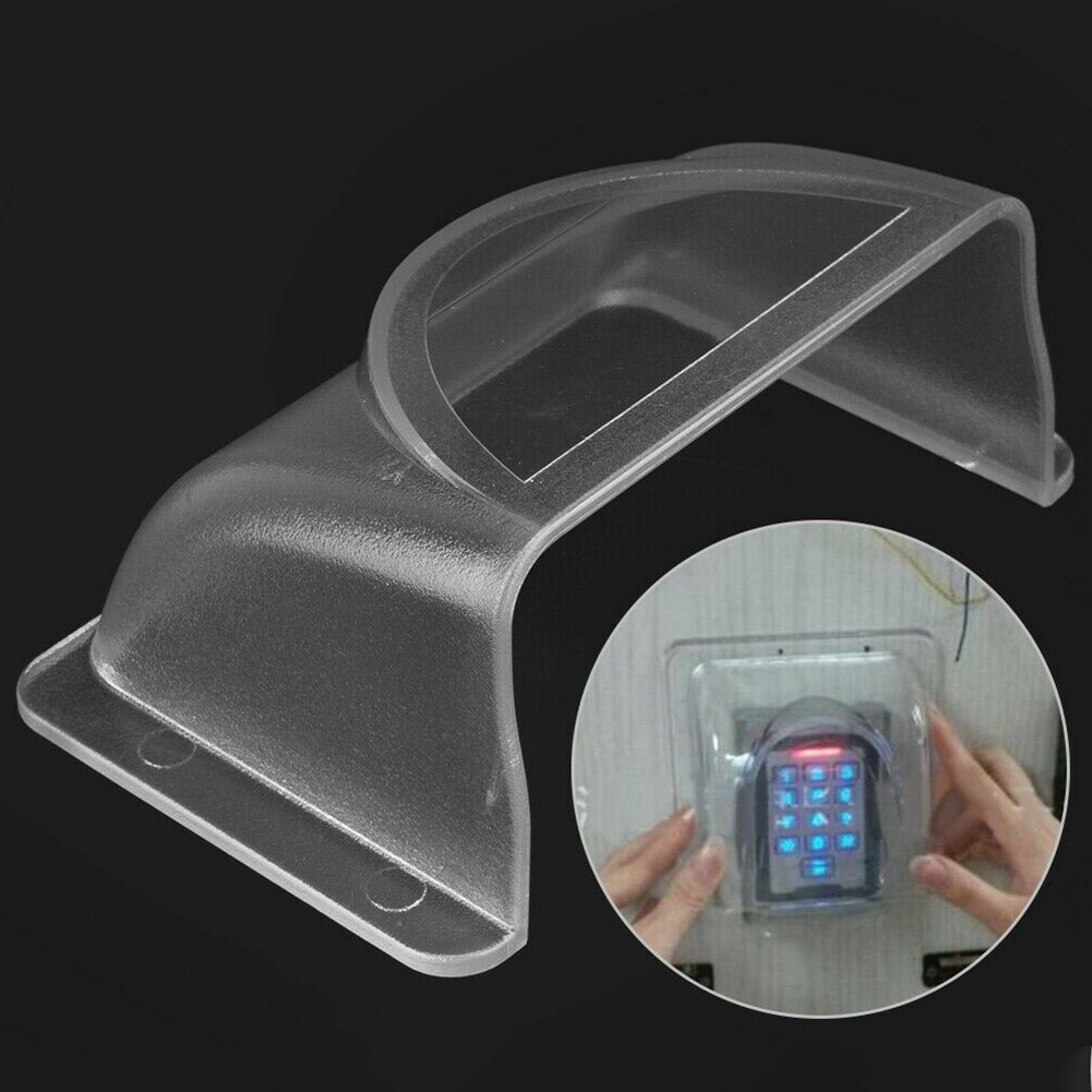 Sun-proof Outdoor Waterproof Doorbell Cover Universal Practical Transparent Shell For Access Control Keypad Easy Install