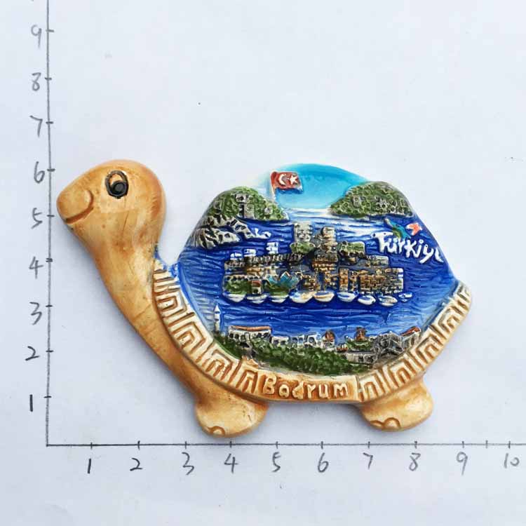 Turkey Istanbul Fridge Magnet Souvenir Turquia Bodrum Alanya Kemer 3d Tourism Magnets Home Decor Refrigerator Magnets Ideas: Ceramic Turkey 1
