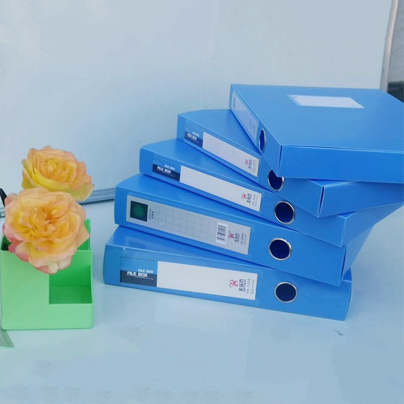 Office file box file box plastic file box storage box PP plastic folder customization