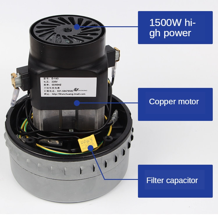 General purpose industrial vacuum cleaner / suction machine accessories / motor motor 1000-1500W / HLX-GS-A3BF501B
