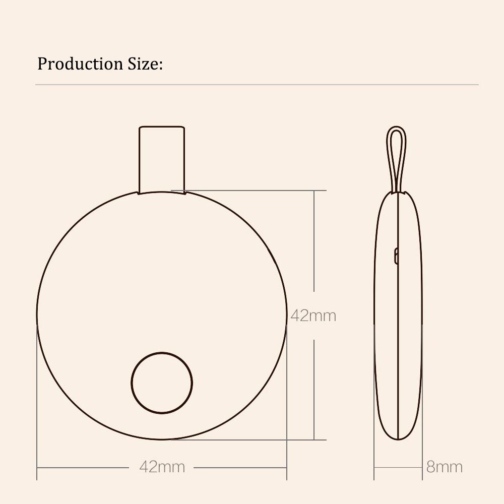 Xiaomi-Dispositivo inteligente Ranres inalámbrico con Bluetooth 5,0, dispositivo de alarma de seguimiento antipérdida para coche, llave de Mascota, rastreador de motocicleta para niños