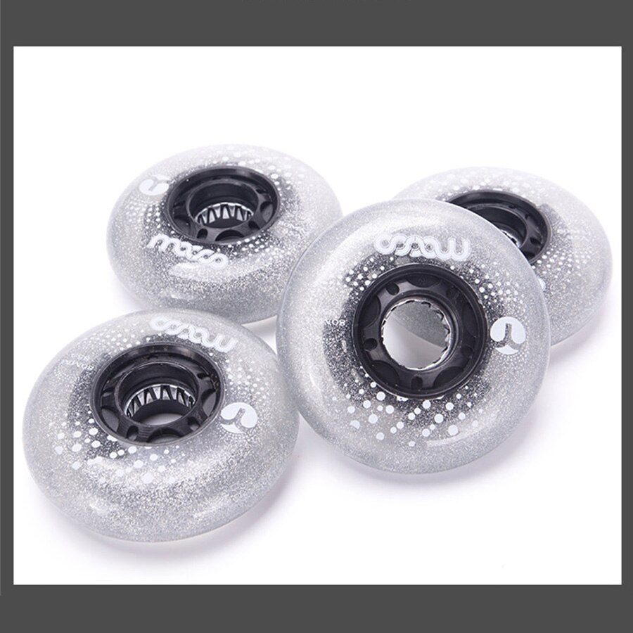 Ruedas de patín en línea con iluminación Micro LED, llantas de patinaje resistentes 85A Slalom deslizantes 68 70 72 76 80mm para Patines SEBA Powerslide