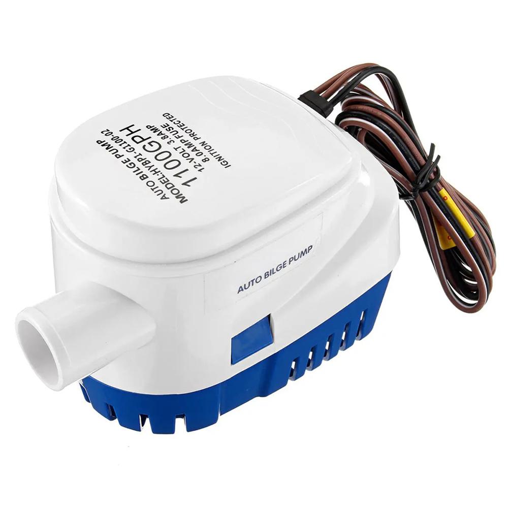 1100 Gph 12V Automatische Dompelpomp Boot Bilge Pomp Auto Met Vlotterschakelaar Lenspomp Boot Pomp: 12V1100G