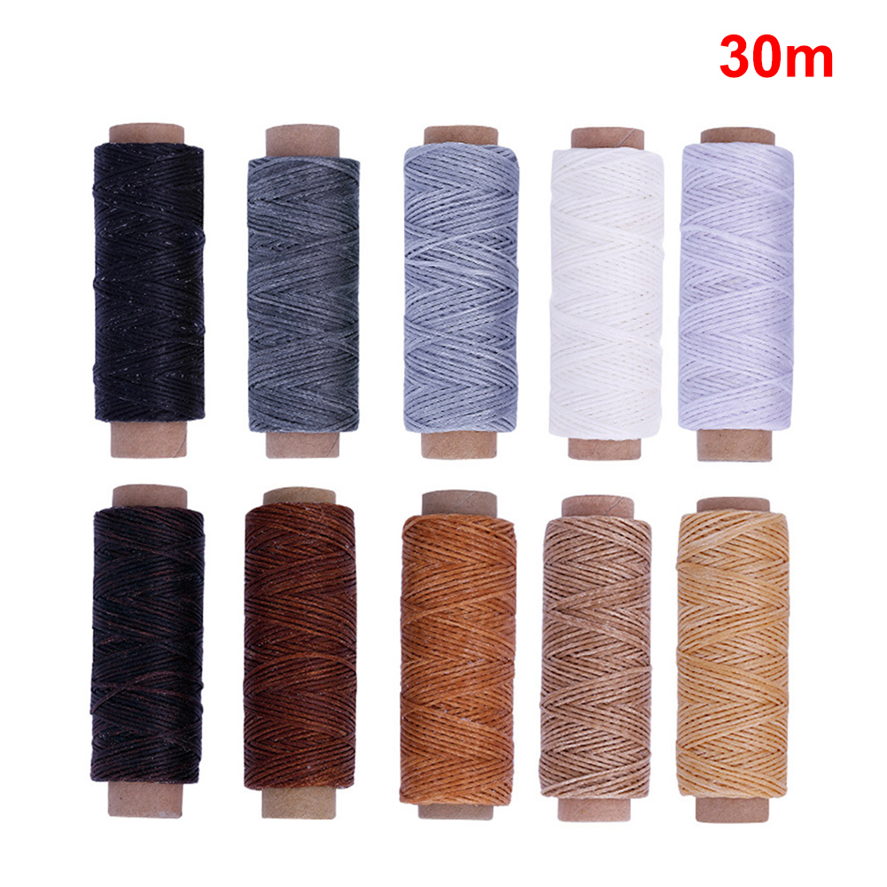 Lederen Gewaxt Draad Koord Voor Diy Leathercraft Tool Draad Voor Leer Waxkoord Voor Leer Craft Stiksels Platte Gewaxte Naaien