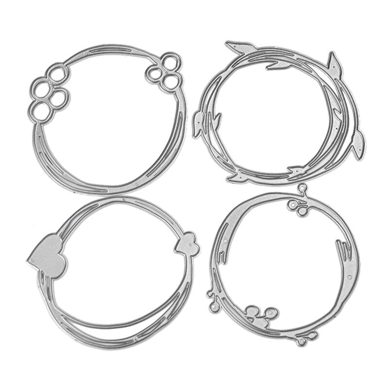 Eastshape Flower Frame Cutting Dies for Scrapbooking Dies Frames Craft CardDie Cut Template Stencil Embossing