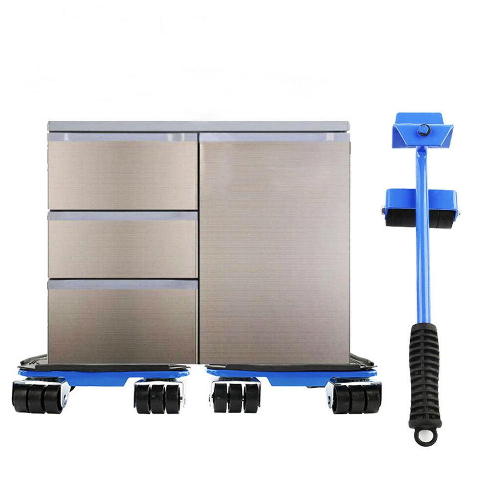 2 Colors Furniture Lifter Moves Wheels Mover Sliders Kit 660 Lbs Home Moving System