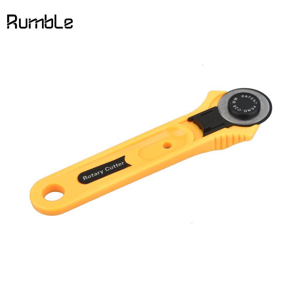 1 st 28mm roterande skärblad cirkulärt skuret lapptäcke tyg läder papper hantverk syverktyg tyg skärande hantverksverktyg