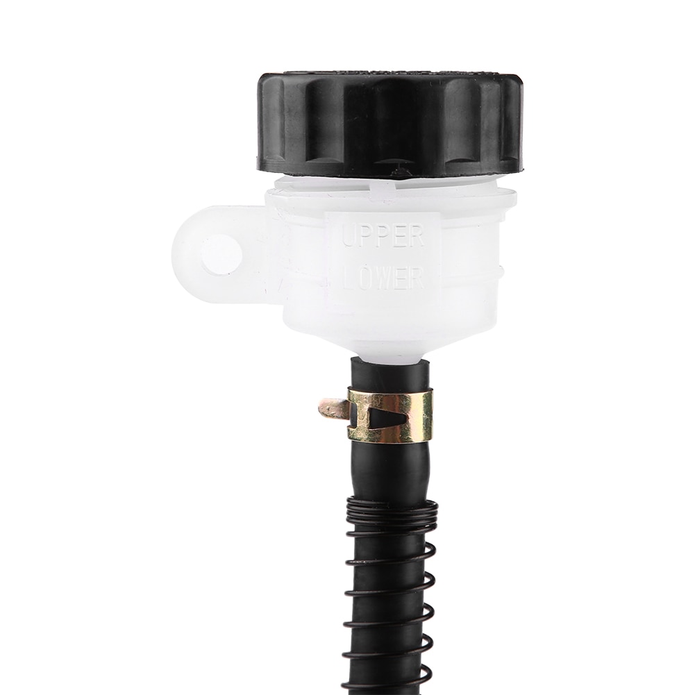 Achter Voetrem Hydraulische Hoofdremcilinder Pomp Reservoir Zilver Fit Voor De Meeste Motorcycle Fit Voor Suzuki Kawasaki Honda Yamaha