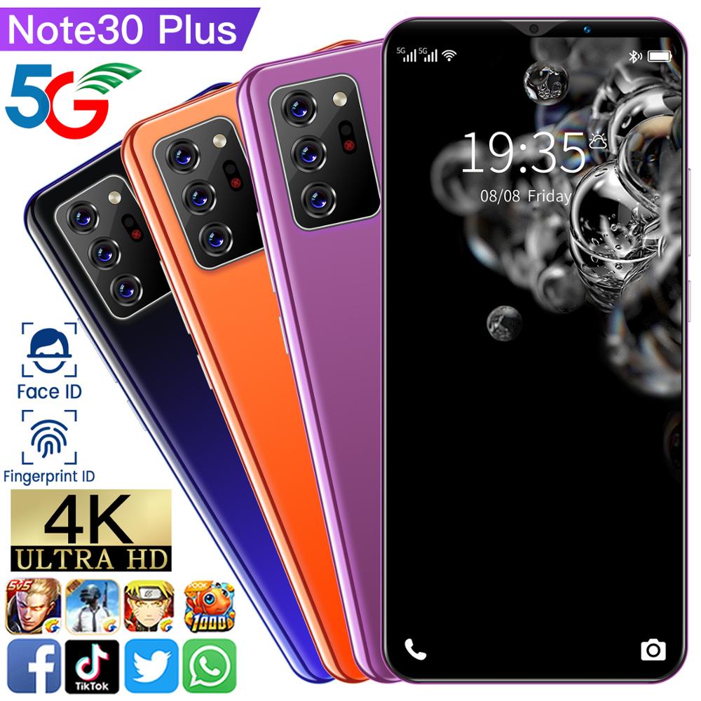 Inteligentny telefon CECTDIGI uwaga 30 plus 4800mah Baran 512MB + Rom 4GB android 10.0 6.1 "1080*2320 4G inteligentny telefon