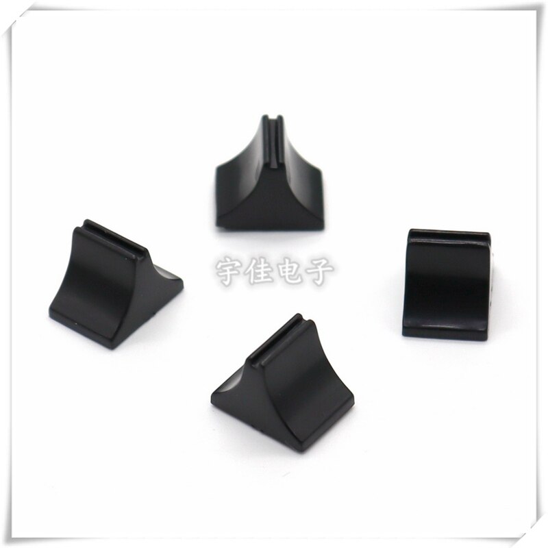 10 Piece 14*10.5*11MM straight slide potentiometer mixer push rod black cap plastic console volume hat inner hole 4MM