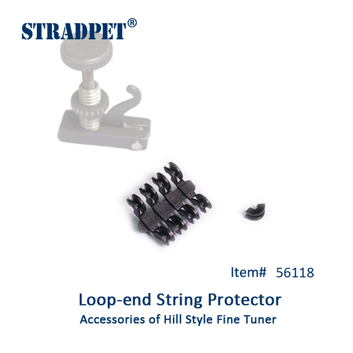 Stradpet loop-end string protector, accessoires van Hill Stijl Fijne Tuner, 8 stks in een set, PROTECTOR alleen zonder tuner