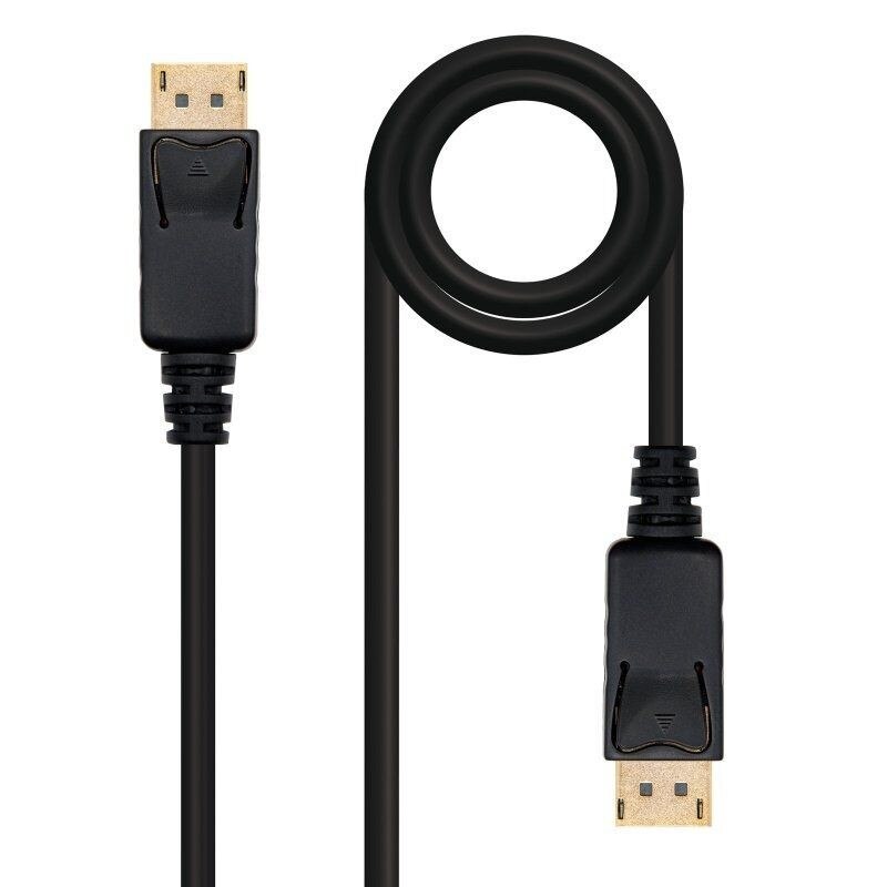 Kabel Displayport Nanocable 10.15.2301-Conectores Dp Macho (20 Dennen) Ambos Extremos-1 M-Negro